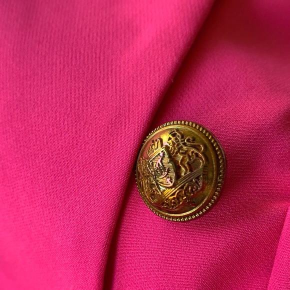 NWOT Sunday Up blazer Fuchsia pink lined jacket sz Med lightweight. - Picture 4 of 13